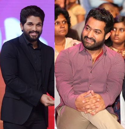 jr ntr,allu arjun,cinemaa awards,allu arjun praises jr ntr,temper,gona gannareddy  మెగా, నందమూరి ఫ్యాన్స్ ఫుల్ హ్యాపీ!